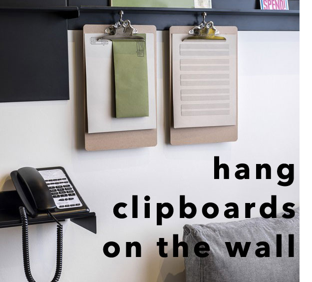 clipboards-on-wall